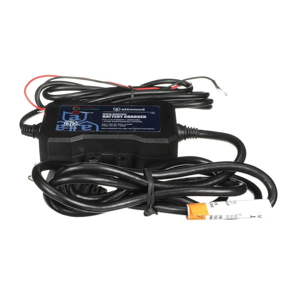 Attwood Chargeur de Batterie Marine 11900-4 pour Batteries 6 Volts/12 Volts; Double Alimentation; Alimentation 120 Volts; Entièrement Automatique; Courant de Charge 2 Amp/6 Amp; 1 Opération Banque; Indicateurs LED