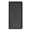 thumbnail image 2 of Leather For Apple iPhone 16 Pro 6.3-inch Case , Stitching design Flip  Wallet Leather Case With Card Holder Magnetic Closure Shockproof Kickstand Protective Phone Cases Cover,Black,For iPhone 16 Pro, 2 of 7