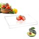 thumbnail image 1 of Acrylic Cutting Boards For Kitchen Counter, Acrylic Anti-slip Transparent Cutting Board With Lip Countertop Protector For Home Restaurant, 1 of 4