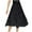 Black, variant on Lovskoo Women's Sweet Ruffled Tutu Tulle Skirt Elastic High Waist Tiered Mesh Midi Skirt Black