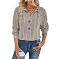 thumbnail image 2 of Sudadera con Capucha Extragrande de Otoño para Mujer, con Cuello en V y Larga. Albaricoque L, 2 of 9