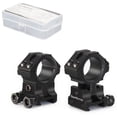 thumbnail image 1 of WestHunter WH201 Adjustable Height Picatinny Scope Rings, 1 Inch 30 mm | Black, 1 of 7
