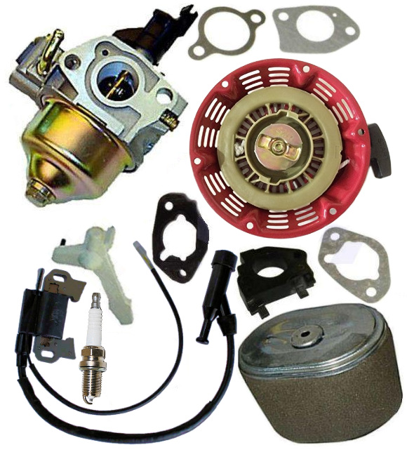 NEW GX390 13HP FOR HONDA CARBURETOR WITH IGNITION COIL SPARK PLUG AND AIR FILTER