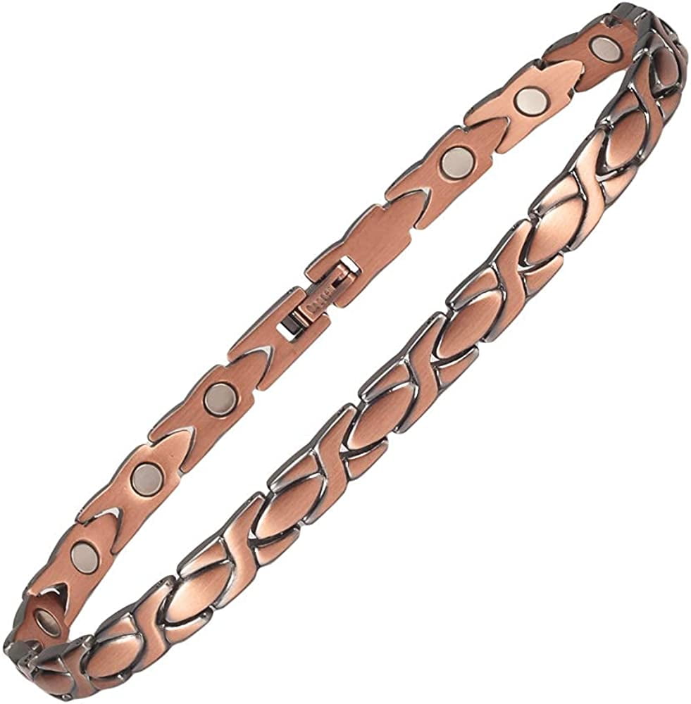 Wollet Magnetic Copper Anklet,  Ankle Bracelets for Women