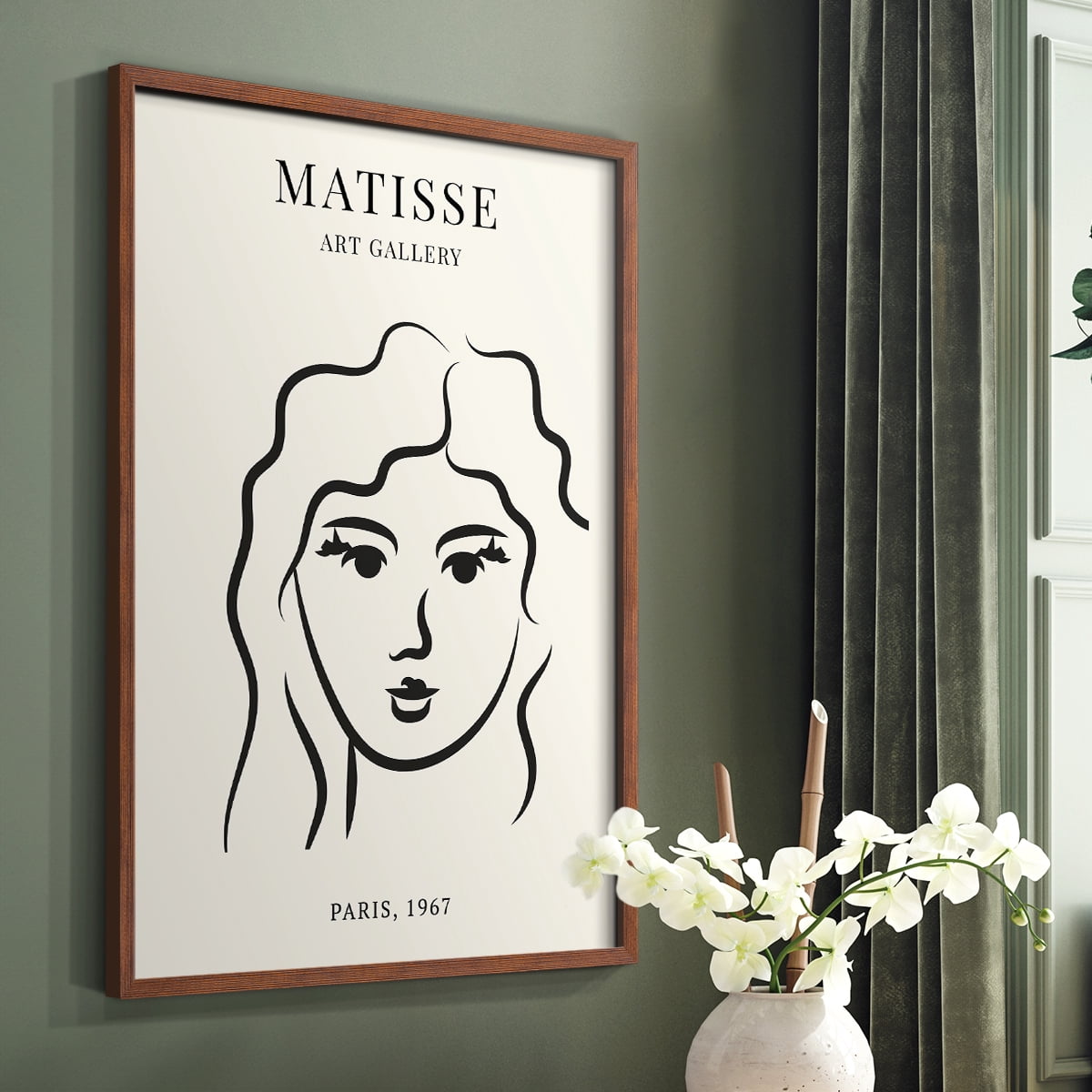 Matisse LXX Framed Print - Solid Wood