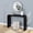 Noir, variant on Arcata Console Table (46in / 1160mm), Cerused White