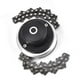 thumbnail image 2 of Chain Trimmer Head Grass Cutter Head Replacement Manganese Steel Lawn Mower Head 1in Hole, 2 of 5