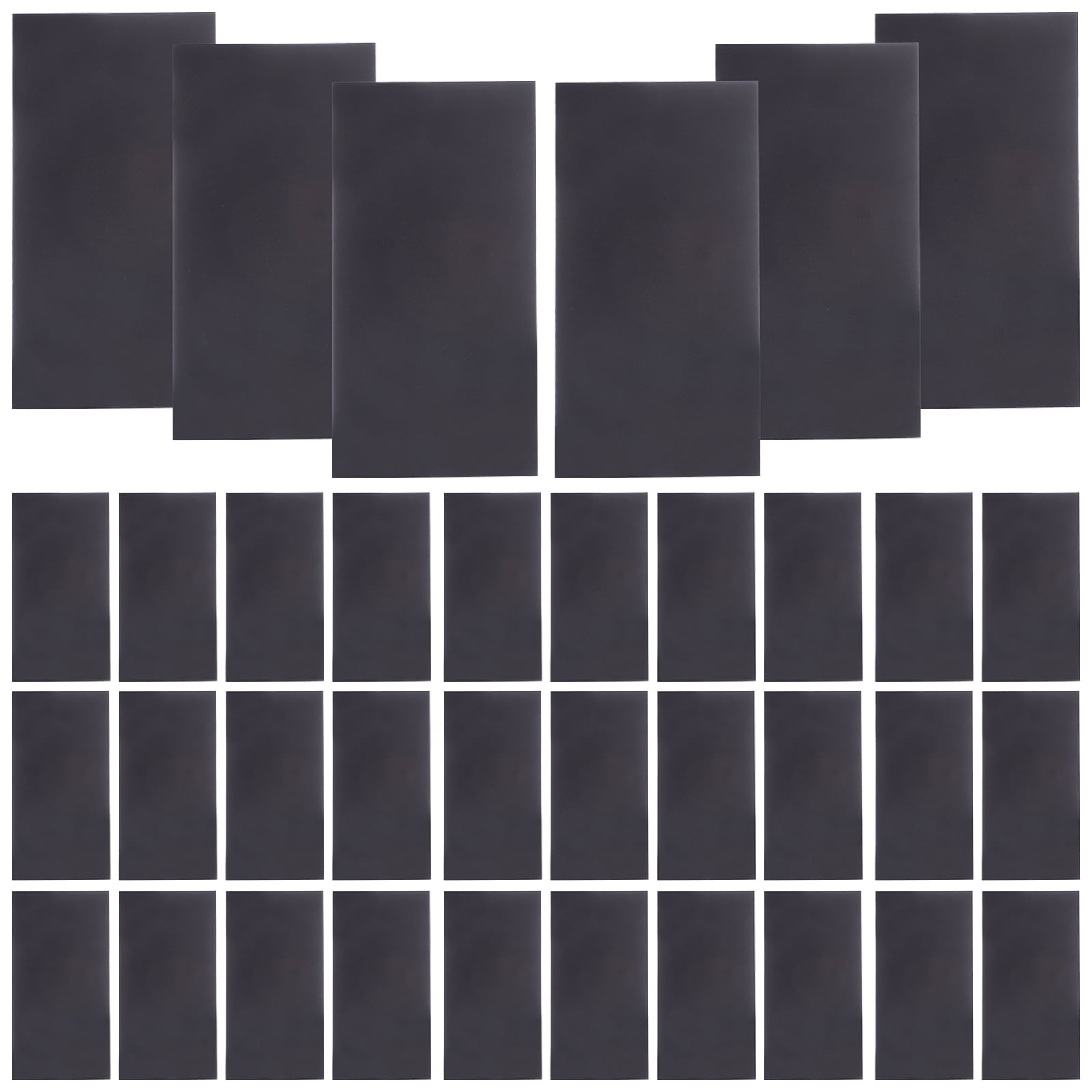 30Pcs 7X2 Anti-Tarnish Strips for Silver Jewelry Storage - Black