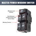 thumbnail image 3 of Unique Bargains 22664398 Left Door Electric Power Window Master Switch for saturn Ion 2003-2007, 3 of 3
