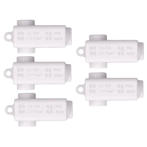 Terminal De Empalme Juego De Conectores De Cables 5 Piezas Tipo T 2 5-16 Mm² Rango De Cableado Para Conexión ANGGREK Eléctricas