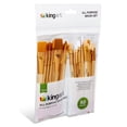 thumbnail image 4 of Kingart, Multicolored Value Pack Brushes, Set of 50, All Ages, 4 of 5