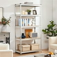 thumbnail image 7 of Yaheetech 5 Tiers Adjustable Metal Storage Shelving Heavy Duty Boltless Display Stand, Silver, 7 of 7