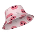 thumbnail image 2 of Naloa Pig Noses Reflective Double-Sided Bucket Hat, Sun Hat, Soft and Breathable for Gardening, Beaching, Camping, Hiking, Fishing, 2 of 9