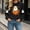 #19Black, variant on Byworldtasic Halloween Spooky Season Shirt for Women Cute Ghost Long-Sleeve Pullover Tops Lightweight Sweatshirt