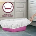 thumbnail image 5 of Alfapet Kitty Cat litter box Disposable, Elastic Liners- 30 count For Large, X-Large, Giant, Extra-Giant Litter Pans- With Sta-Put Technology for Firm, Easy Fit- Quick + Clever Waste Cleaners, 3 pack, 5 of 5