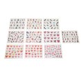 thumbnail image 3 of 10 Sheet/Set Nail Art Sticker Lipstick High Heels Pattern Stickers Self Adhesive Nail Art Stickers, 3 of 14