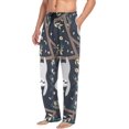 thumbnail image 5 of FREEAMG Sloth Cotton Pajama Pant for Men, Super Soft Lightweight Lounge Pajama Bottoms Drawstring Sleepwear Pant with 2 Pockets, 5 of 7