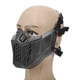 thumbnail image 5 of Protección facial, cubierta de media cara de calavera, protector facial ajustable, protector facial de calavera, resistente y resistente, 5 of 8