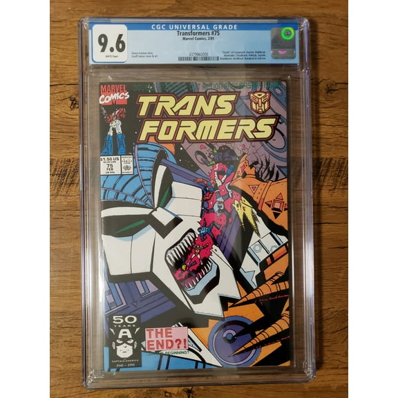 Transformers #75 - CGC 9.6 Comic Book