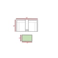 thumbnail image 5 of JERFIT 2-Person Outdoor Patio Furniture Set, Espresso Wicker Loveseat & Coffee Table with Gray Cushions, All-Weather, No Assembly Required, 5 of 7