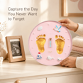 thumbnail image 3 of Inkless born Hand Foot Print DIY Kit, Precious Baby Keepsake Souvenir, Ideal Gift For Baby 100 Days, First Birthday And Family Memory Collection Making, 3 of 8