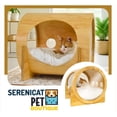 thumbnail image 2 of Cama Cilindro para Gato Zona de Rebajas Madera Natural, 2 of 4