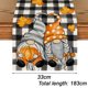 thumbnail image 2 of Camino de mesa de otoño con diseño de calabaza y cuadros de búfalo, decoración de mesa de comedor de cocina de temporada otoñal para decoración de fiesta en el hogar, 13 x 72 pulgadas, 2 of 5