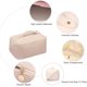 thumbnail image 4 of Bolsas de Aseo para Mujeres Bolsa de Cosméticos Impermeable Neceser de Viaje Gran Capacidad Neceser de Aseo Maquillaje Organizador para Vacación Baño y Viajes Marrón, 4 of 4