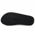 thumbnail image 6 of WOTTE Mens Flip Flops Comfortable Thong Sandals Lightweight Summer Beach Sandals Black Size 8.5, 6 of 7