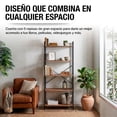 thumbnail image 3 of Librero Organizador Casa Litus 5 Repisas de Madera y Acero Inoxidable Minimalista, 3 of 8