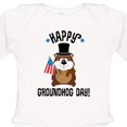 thumbnail image 4 of Inktastic Happy Groundhog Day February Boys or Girls Long Sleeve Baby Bodysuit, 4 of 5