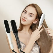 Iumwxz Smart Home Appliances Natural Curls Hair Curler Curling Wand Negative Hair Straightener Without Damaging Hair Curls Fast Heating Crimper Wand Curler In All Hair Type White