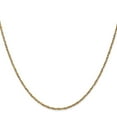thumbnail image 2 of Primal Gold 14 Karat Yellow Gold 1.7mm Ropa Chain, 2 of 4