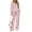 Bow-Shaped Candy Cane, variant on Pink Checkered Heart Bow Two Piece Tracksuit, Lightweight Wide Leg Zip up Set for Women, Cozy Fall Outfit for Gym and Daily Wear