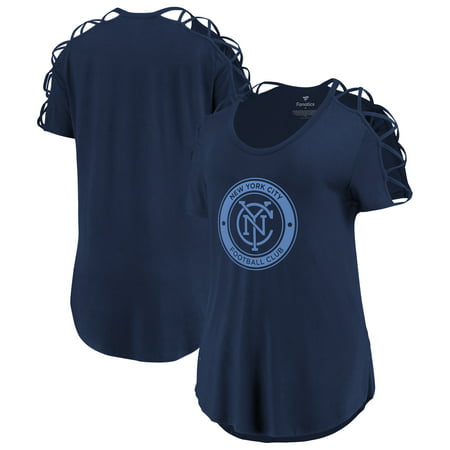 New York City FC Fanatics Branded Women's Iconic Best Comeback Tri-Blend T-Shirt - (Best Way To See New York City)