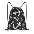 thumbnail image 1 of Fotbe Anchor Bolsa Mochila con Cordón Estampada, Bolsa de Gimnasio Deportiva, Bolsa Cinch, Bolsa con Cordón para Hombres y Mujeres-Medium, 1 of 6