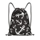thumbnail image 1 of Fotbe Anchor Bolsa Mochila con Cordón Estampada, Bolsa de Gimnasio Deportiva, Bolsa Cinch, Bolsa con Cordón para Hombres y Mujeres-Small, 1 of 6