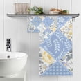 thumbnail image 5 of Rustic Floral Cotton Towel Set 2 Piece, 1 Bath Towels 1 Washcloth, Soft Fast Dry Super Absorbent Face Hand Towel for Bathroom Hotel Gym Spa and Beach, 5 of 7