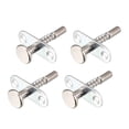 thumbnail image 2 of Unique Bargains 4pcs Stainless Steel Spring Quick Release Lock Pin 5mm Dia w Plate, 2 of 4