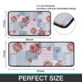 thumbnail image 7 of Pioneer Flower Floral Print Pattern Kitchen Rugs Sets Of 2,Anti Fatigue Kitchen Mat Rugs Non Slip Washable,Decorative Kitchen Floor Mats for Kitchen,Sink,Laundry,17"X30"+17"X47", 7 of 7
