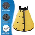 thumbnail image 2 of shiyou-Soft Dog Cone for Dogs After Surgery, Comfortable Dog Cones for Large Medium Small Dogs, Adjustable Dog Recovery Collar for Pets, Waterproof E-Collars for Dogs, Elizabethan Collar (XL), 2 of 4
