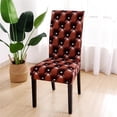 thumbnail image 3 of 6 Pcs/Set Soft Stretchable Dining Chair Covers with Printed Floral Patterns,Spandex Banquet Chair Seat Protector Slipcovers for Holiday Home Party, Hotel, Wedding Ceremony (Style 29), 3 of 6