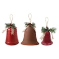 thumbnail image 2 of Christmas Bell Hanging Ornament Iron Art Christmas Tree Decoration Pendant Drop for Holiday Yard Indoor New Year Wreath Garland, 2 of 5
