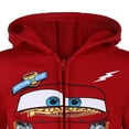 thumbnail image 2 of Disney Cars Lightning McQueen Long Sleeve Fleece Hoodie (Boys), Sizes 2T-8, 2 of 6