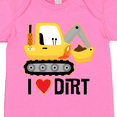 thumbnail image 4 of Inktastic Construction Truck I Love Dirt Boys or Girls Baby Bodysuit, 4 of 5