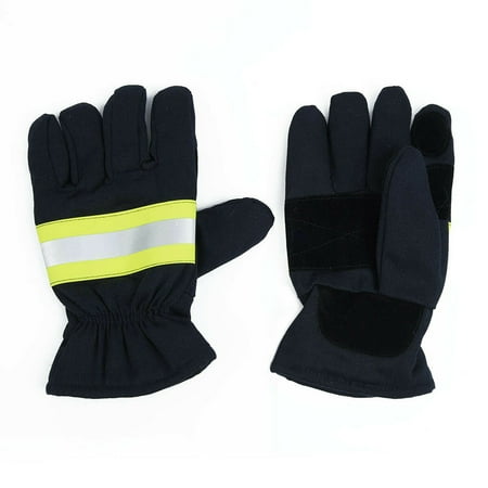 

Asdomo 1 Pair Of Fire Proof Non-Slipping Anti-Fire Gloves Heat Proof Firefighting Gloves