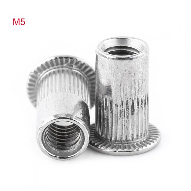 Pieza De Tornillo Plano De Orificio Redondo M3-M8, Sujetador, Pieza De Tornillos De Máquina, Acero Inoxidable Para Placas De Yeso De Madera ANGGREK Otros