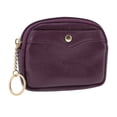 thumbnail image 3 of Unique Bargains 1 Pc Coin Purse Wallet Portable Square With Rounded Corners Coin Purse Pouch Purple Red, 3 of 5