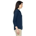 thumbnail image 3 of Harriton M610W Ladies Paradise 3/4-Sleeve Performance Shirt, 3 of 4