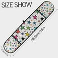 thumbnail image 3 of Yayeee Double Oven Mitt Kitchen Heat Resistant Baking 35" x7" Quilted Glove, Green Stars, 3 of 6
